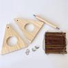 Pet Safe Hanging Wood Swing With Reinforced Iron Link For Parrots Stress Relief And Climbing Exercise