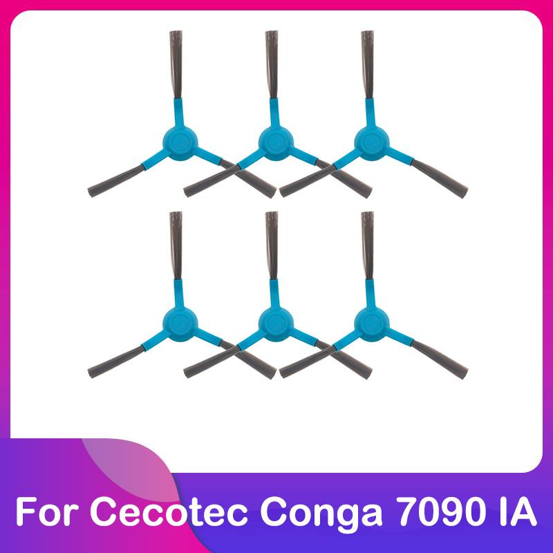 Fit For Cecotec Conga 7090 IA Robot Vacuum Cleaner Replacement Spare Part Accessories Main Brush Roller Side Brush Mop Cloth Rag