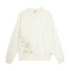 Puma Round Neck Printed Comfortable Long Sleeve Sweatshirt Men Sweatshirt White 625532-65