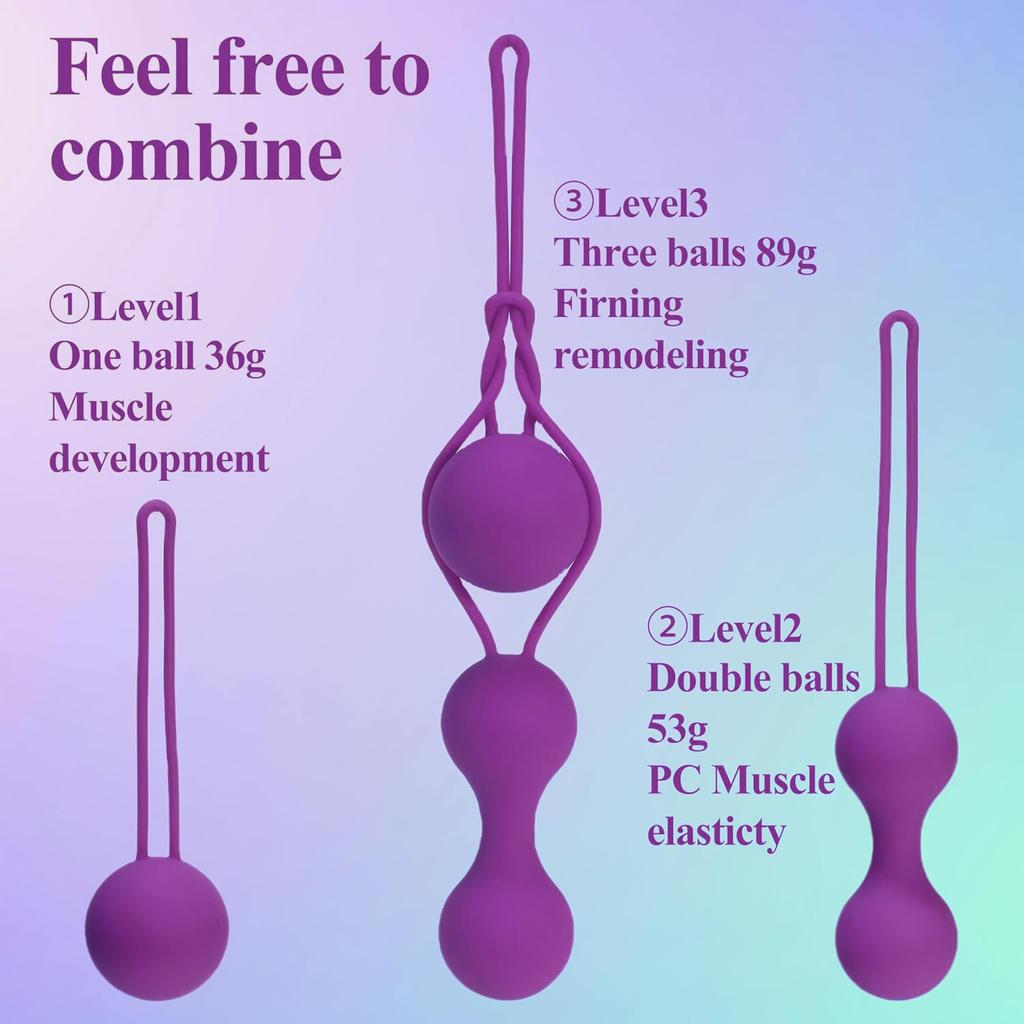 Kegel Balls Sex Toys for Woman Vaginal Tight Exercise Ben Wa Smart Geisha Muscle Tighten Shrink Ball Adult Sex Toys for Women