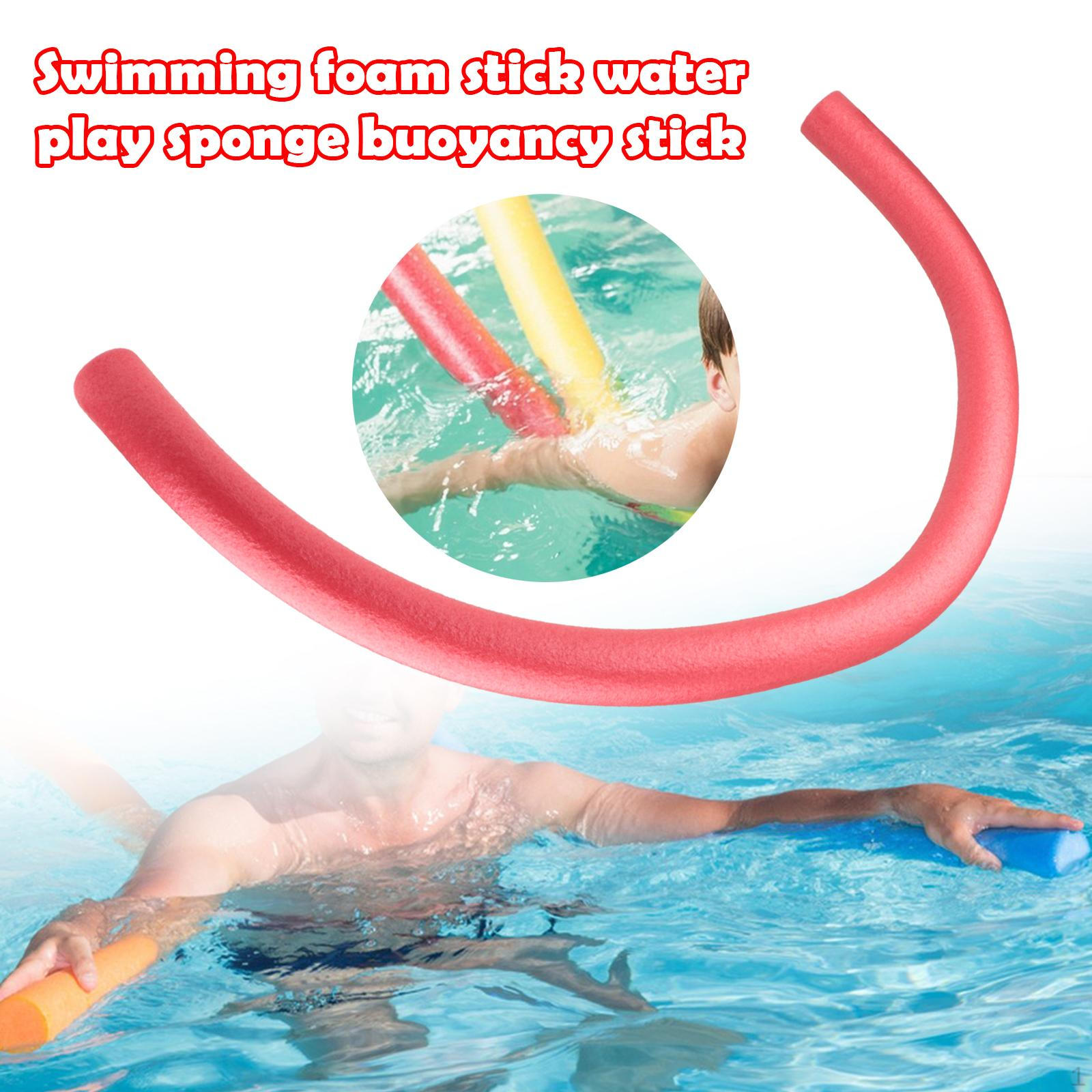 

Float Pool Noodle Bar Floats Rod Solid Foam Swim for Adults/Kids Boys and Girls червоний