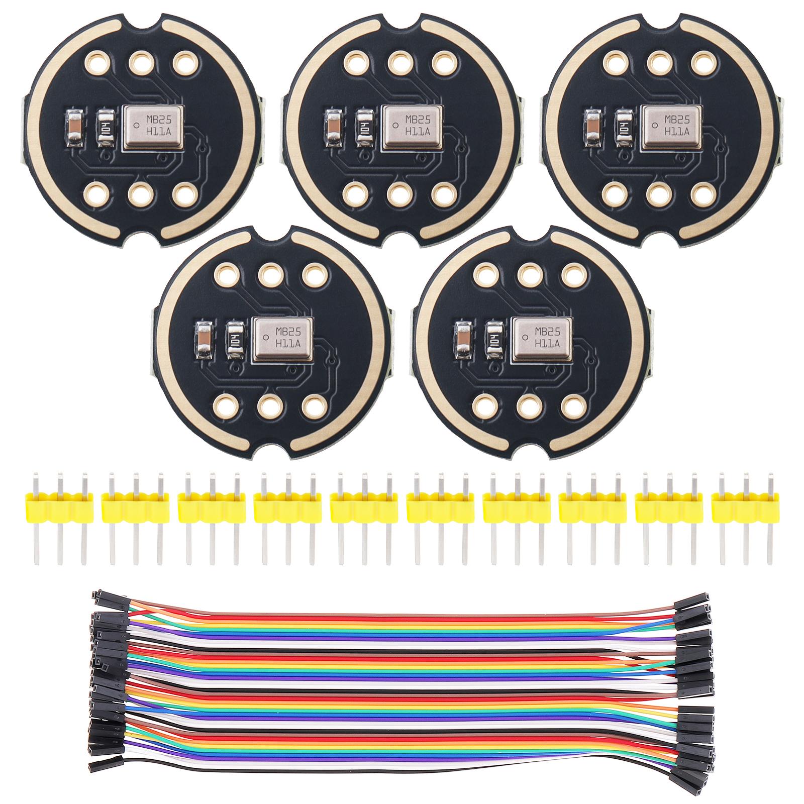 

5 pcs Digital Output Omnidirectional Microphone Module Fit INMP441 I2S Interface,Support ESP32,High Precision Low Power MEMS Microphone Board