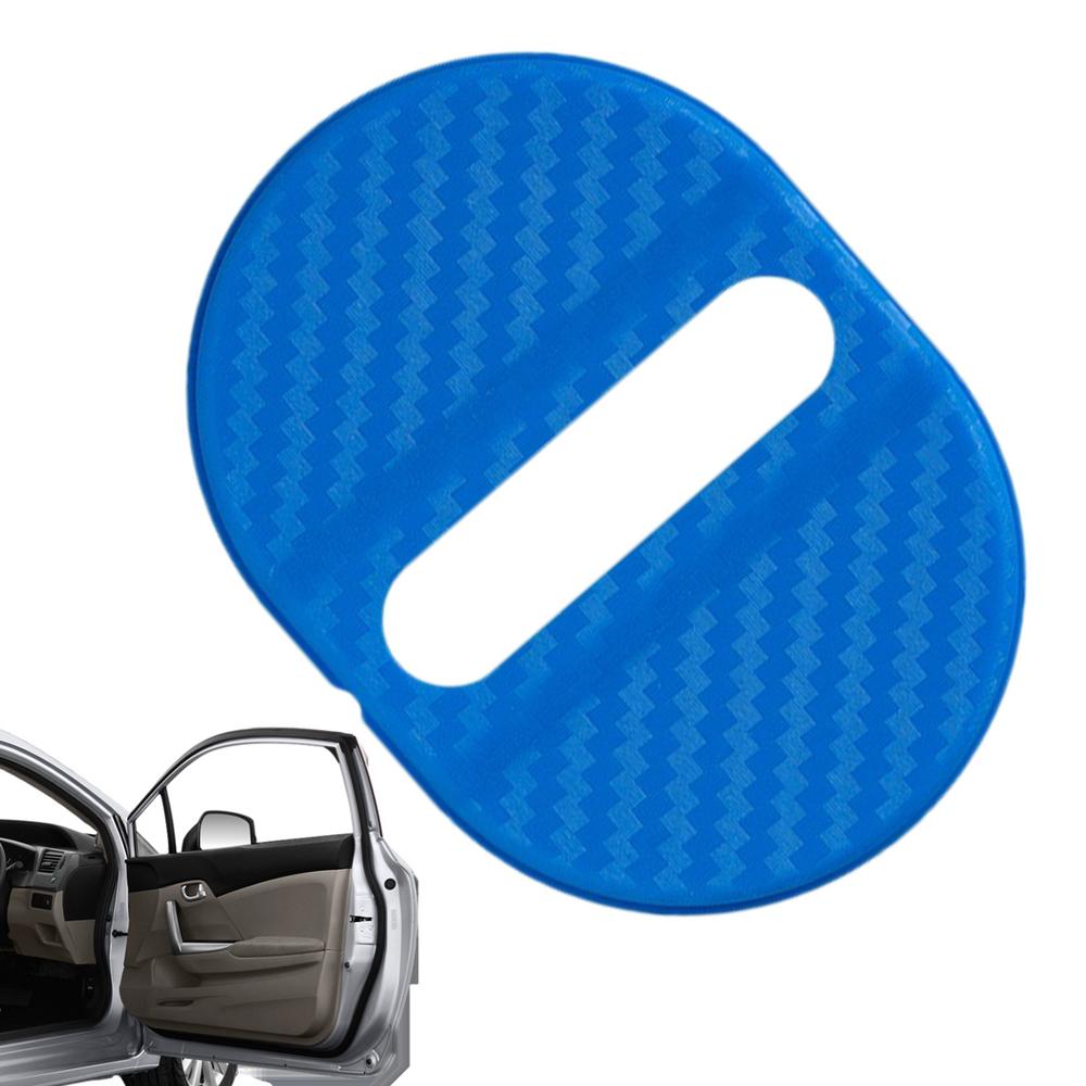 Door Latch Cover For Cars Noise Reducing Door Lock Cover 4 PCS Door Latch Cover Shock Absorbing Door Lock Protector Car Door