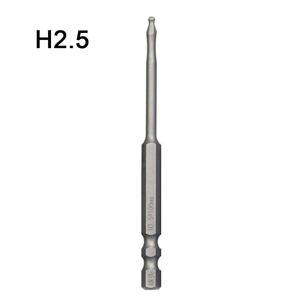 

3.93\ \ Біта-викрутка з кульковим наконечником, шестигранник з кульковою головкою H2.5