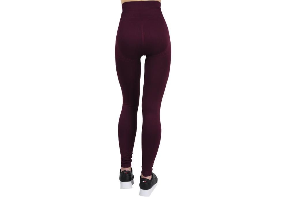 GymHero Push-Up-Leggings, Burgunder-Leggings für Damen