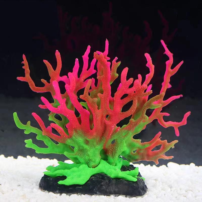 Simulation Coral Fish Tank Water Plant Resin Fake Coral Artificial Aquarium Decoration Marine Hard Dead Coral Ornaments Undersea