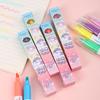 20pcs Sanrio Large Capacity Erasable Painting Highlighter Cute Kuromi Melody Color Pen Student Marker Stationery Gift Comfortable Grip Station