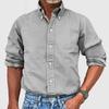 New Men's Shirts New Long Sleeve Lapel