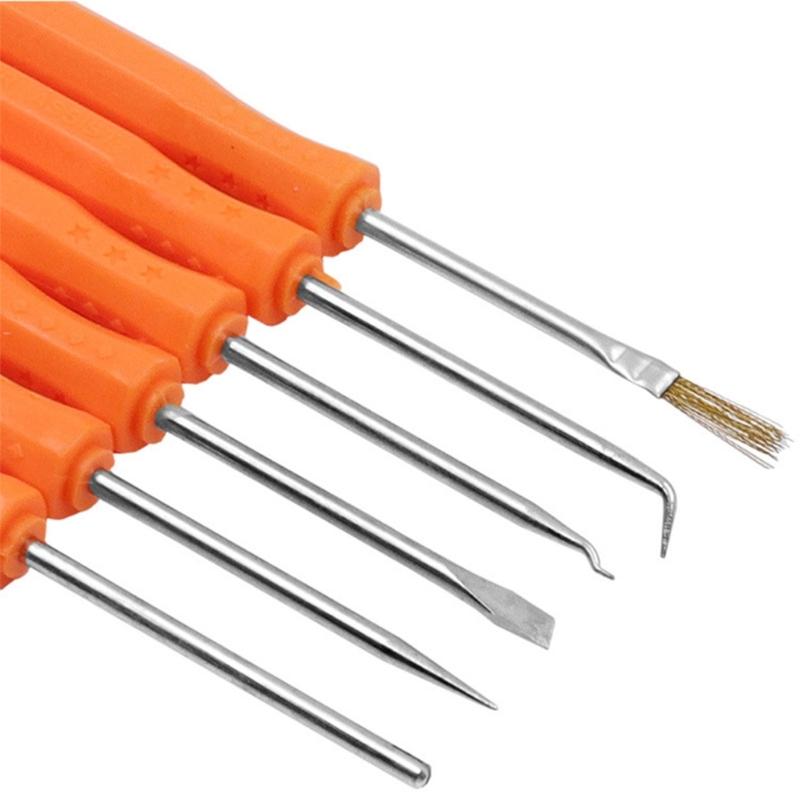 6Pcs Welding Assist Disassemble Tool Soldering Solder Iron Electronic Heat Assist Repair Tool for Electronic Components