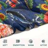 1Pc Goldfish Peacocks Print Flannel Blanket, High quality Comfortable for All Seasons, Home Decor, Warmth and Comfort, Perfect for Christmas Gifts