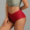 Women Solid Color Comfortable Antibacterial Briefs