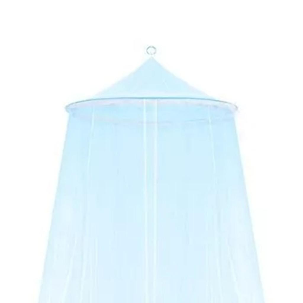 Queen Size Bed Canopy Princess Round Dome Bed Canopy Dome for Picnic Courtyard Outdoor Household Blue