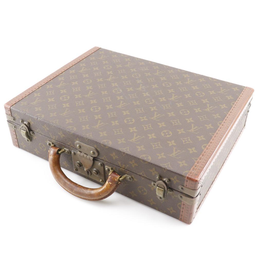 LOUIS VUITTON President trunk M53012 Attache case vintage Monogram canvas unisex Used
