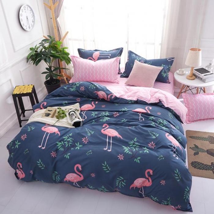 Set Biancheria da Letto Rosso Gatto Carino Copripiumino Federa Lenzuolo Ragazzo Bambino Adolescente Ragazza Set Copripiumino Misura King Queen Singolo