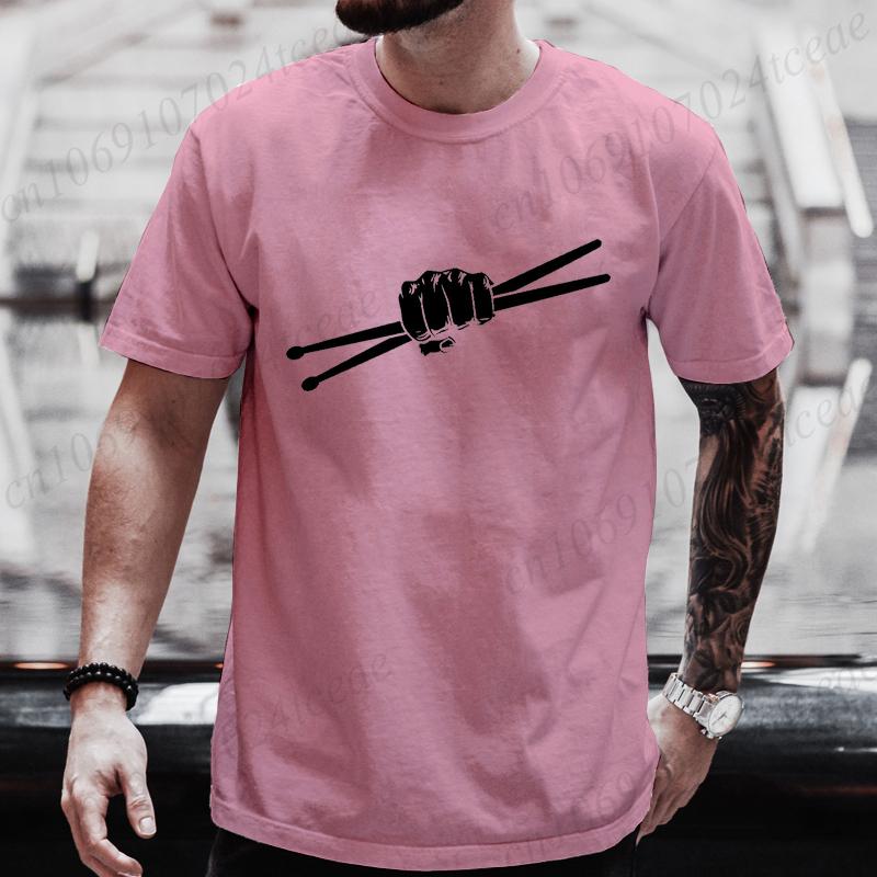 Drumset Drum Drummer Vintage TShirt for Women Men Funny Casual TShirt Clothes Fashion Trendy Men Tee TShirts Clothing Tops
