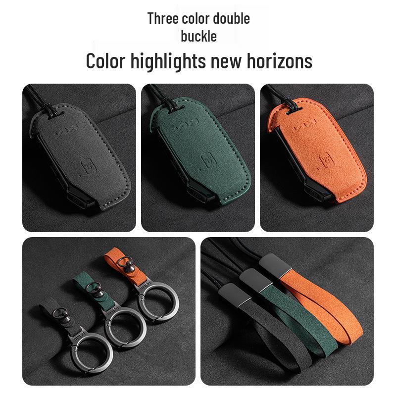 2024 KIA High-End Suede Car Key Case