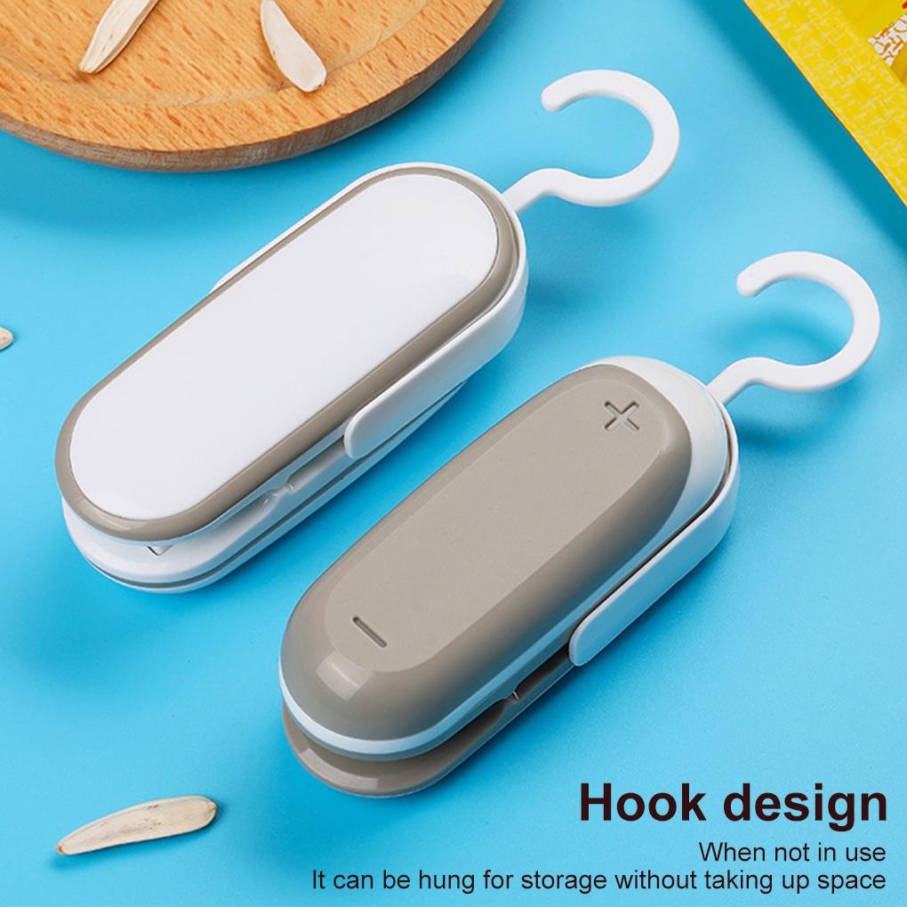 Food Heat Sealing Machine Plastic Portable Packing Snack Bag Sealer Tool