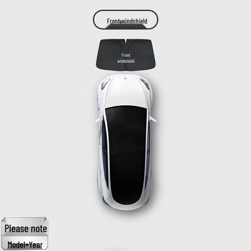 Tesla ModelY Camping Privacy Sunshade Curtains for Side Windows - Blackout & Insulation