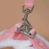 Soft Dog Harness Leash Set Adjustable Dog Harnesses With Cute Bowtie Accessories Warm Winter Pet Vest Lead for Small Medium Dogs