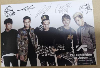 [USED] YG Exhibition In Japan BIGBANG Autographed Card