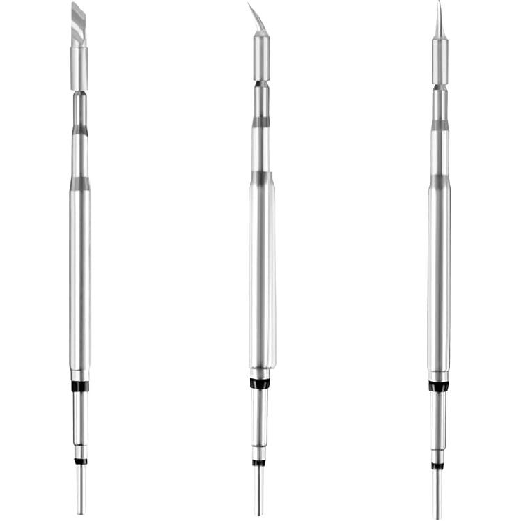 HengTianMei 210 Soldering Iron Tip Set-3pcs K, IS,I,Model.Suitable for SUGON A9 210, and T21 210 Soldering Station, Long Life, and Durability Solder