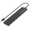 Hub USB 3.0 7 Ports CONCEPTRONIC HUBBIES19BP - Interrupteur D'alimentation Individuel