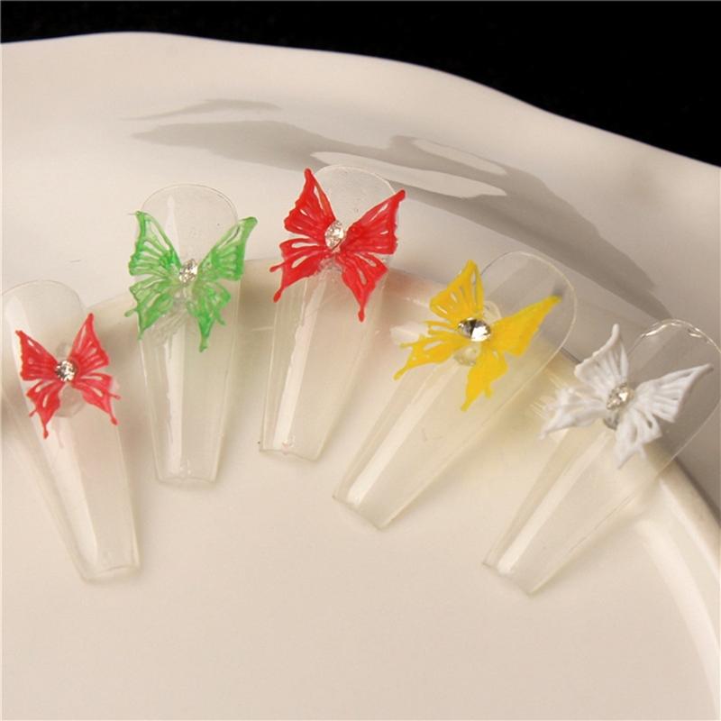 Ballet Style Nail Art Silicone Mold 3D Dragon Bowknot Resin Casting Molds DIY Nail Art Making Tool Template Epoxy Resin