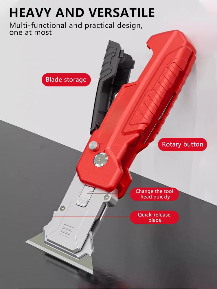 Utility Spatula Folding Dual Purpose Cable Stripping Heavy Duty Thickened Wire Stripping Portable Manual Utility Knife