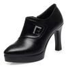 Fashion 7.5cm 9cm Heel Deep Mouth Women's Platform Pumps Women Shoes 2024 Fall Winter High Heels Shoes Ladies Office Party Shoes