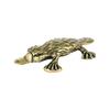 Brass Duckbill Figurine for Collector and Home Decoration Vintage Antique Metal Animal Miniature Statue Desktop Ornament