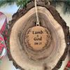 10Pcs Jesus Wood Ornament Christmas Wood Tree Decoration  Holiday Party Supplies