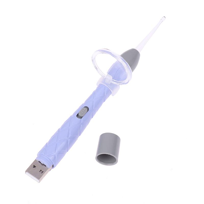 Narzędzie do czyszczenia uszu Wykałaczka do uszu ze światłem Czyścik do uszu Usuwanie woskowiny Ładowany przez USB Zestaw do usuwania woskowiny z uszu Przenośny