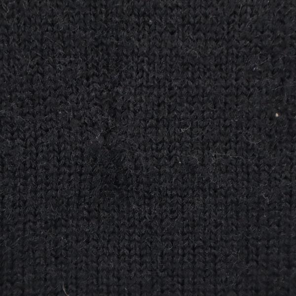 SANDKNIT 40s 50s Lettered Long Sleeve Knit Cardigan 42 Black Series Men's Used