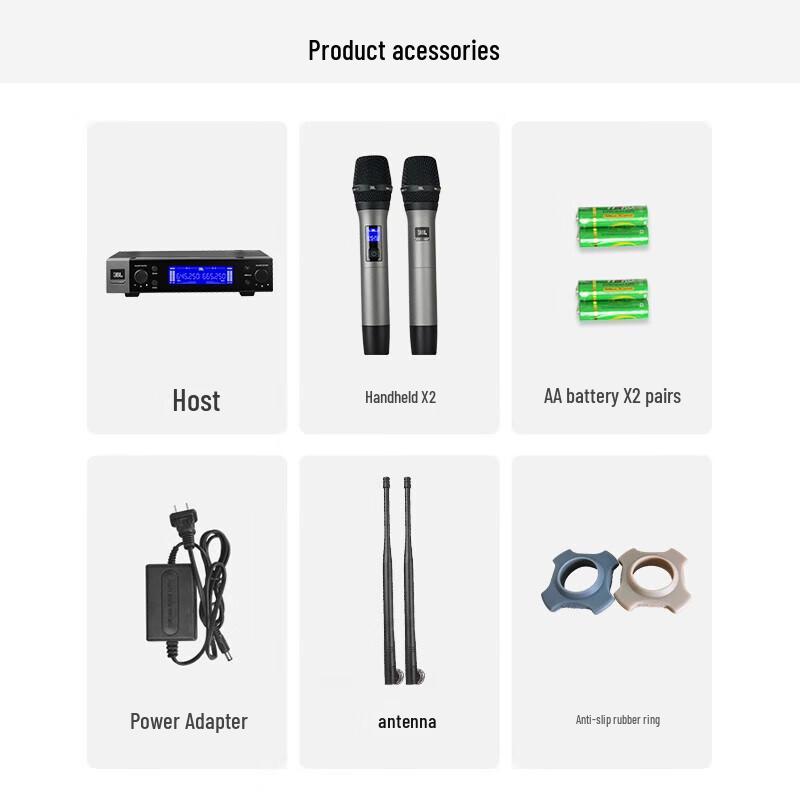 JBL VM200 Dual Handheld Wireless Microphone System