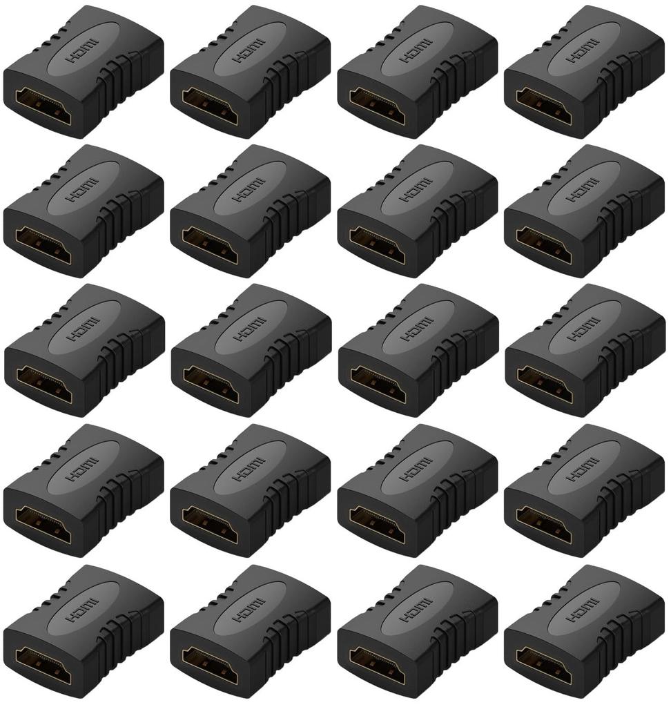 HDMI Relay Adapter Extension Extends HDMI Cables to Female to Set [Amazon Exclusive] Connector, 4K@60Hz, Female, 20-Piece