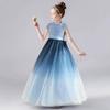 Princess Dress for Children Sparkly Sequin Short Sleeve Flower Girl Dress Tulle Kid Birthday Party Pageant Prom Gown Junior Bridesmaid