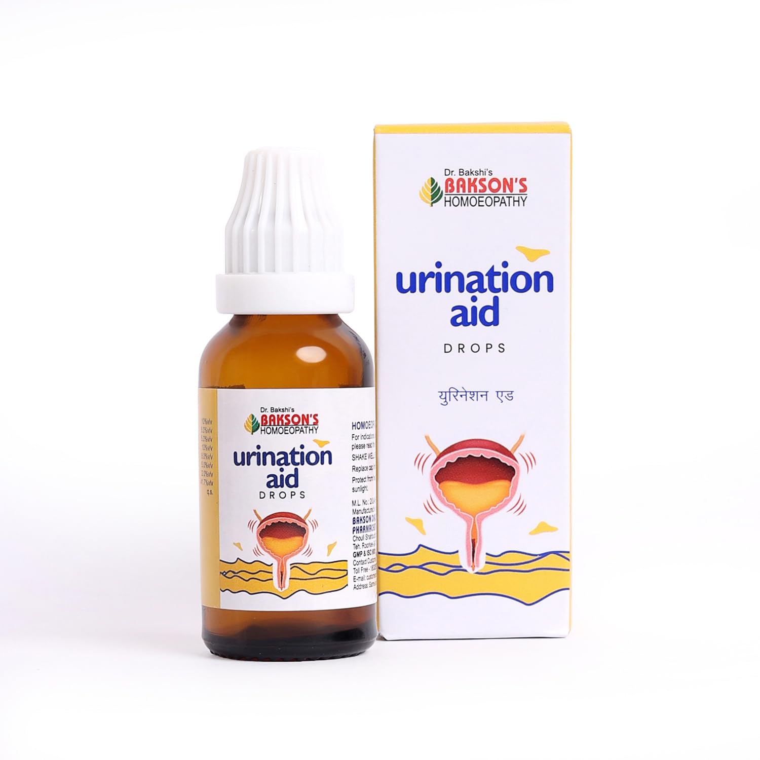 

Dr. Bakshi s BAKSON S HOMOEOPATHY Urination Aid Drops 30 ml Pack of 1 for Bladder Support Night Relief
