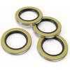 4 Pack Trailer Hub Grease Seal 010-036-00 Double Lip, 2.250" ID X 3.376" OD Double Lip Seal for Dexter Texcom 5200-7000 Lb RV Trailer Axles D42,
