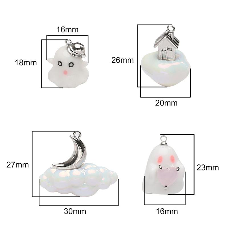 1 peça/saco Pingente de Resina DIY Pulseira Colar Brincos Acessórios de Joalheria