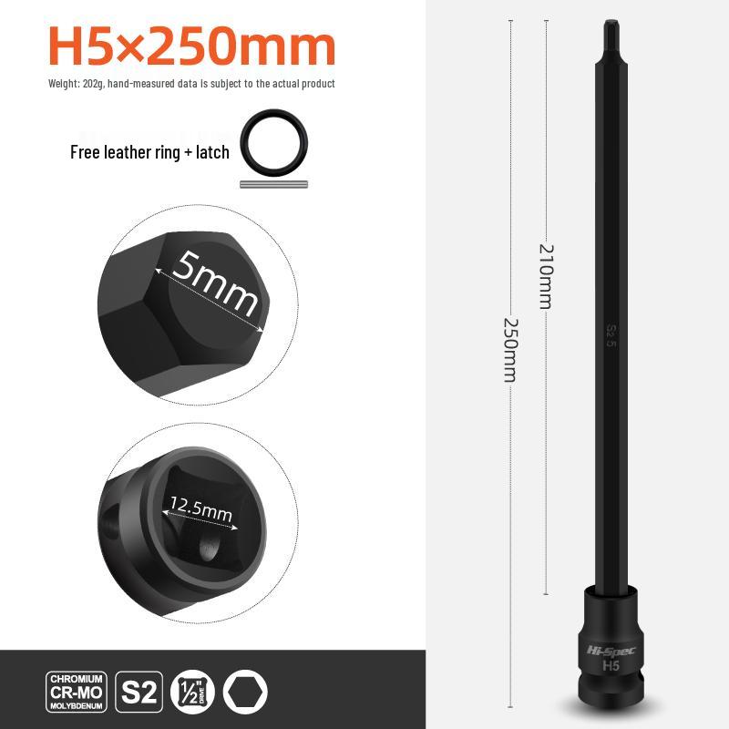 Hexagonal S2 Electric Impact Wrench Screwdriver Bit