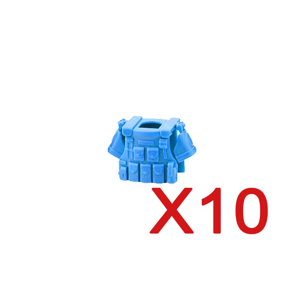 MOC Military Modern Weapon Accessories Building Blocks Character Backpacks Helmets Vests Armors Night Vision Devices Bricks Toy