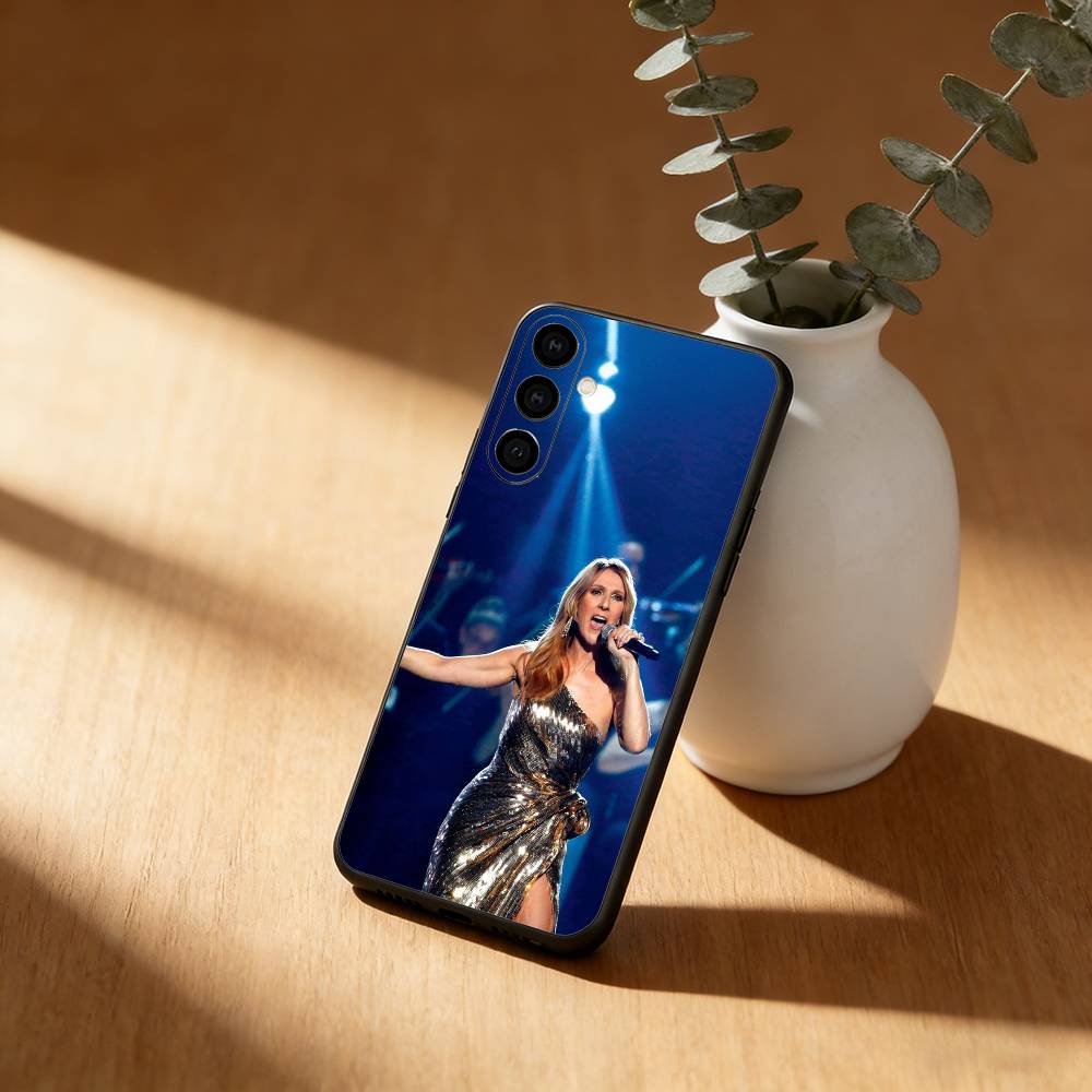 Celine Dion  Phone Case For Samsung GalaxyA13,21s,22,31,32,52,53,71,72,73,Soft Black Cover