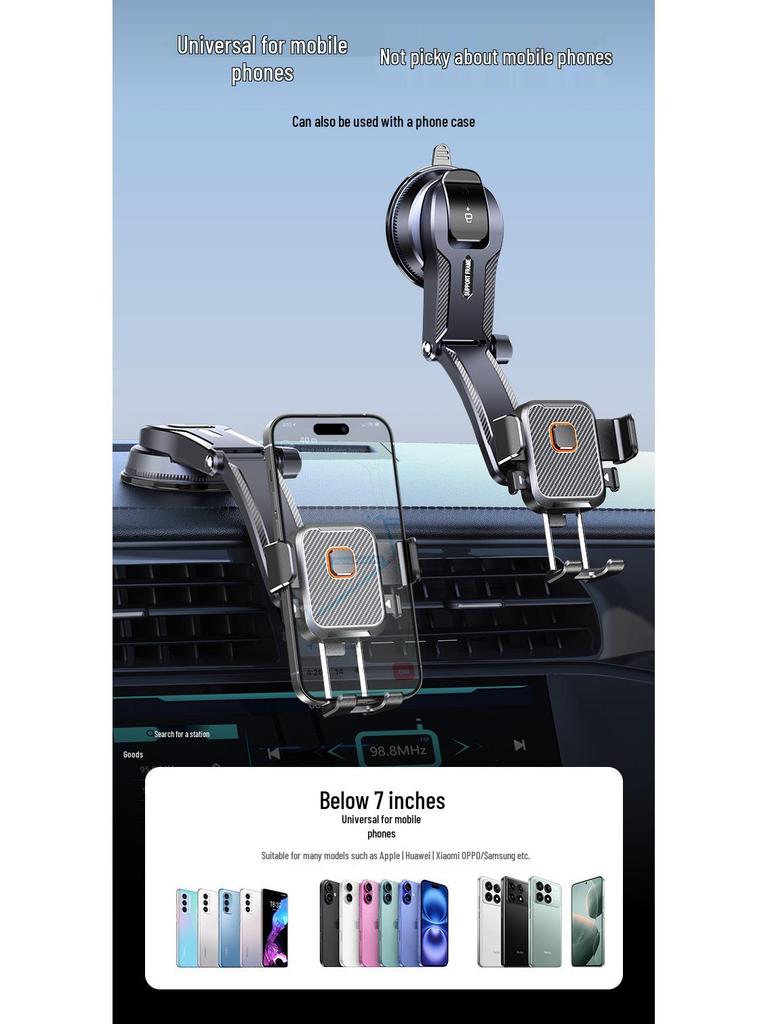 Universal Anti-Shake Car Phone Mount for Air Vent, Horizontal/Vertical