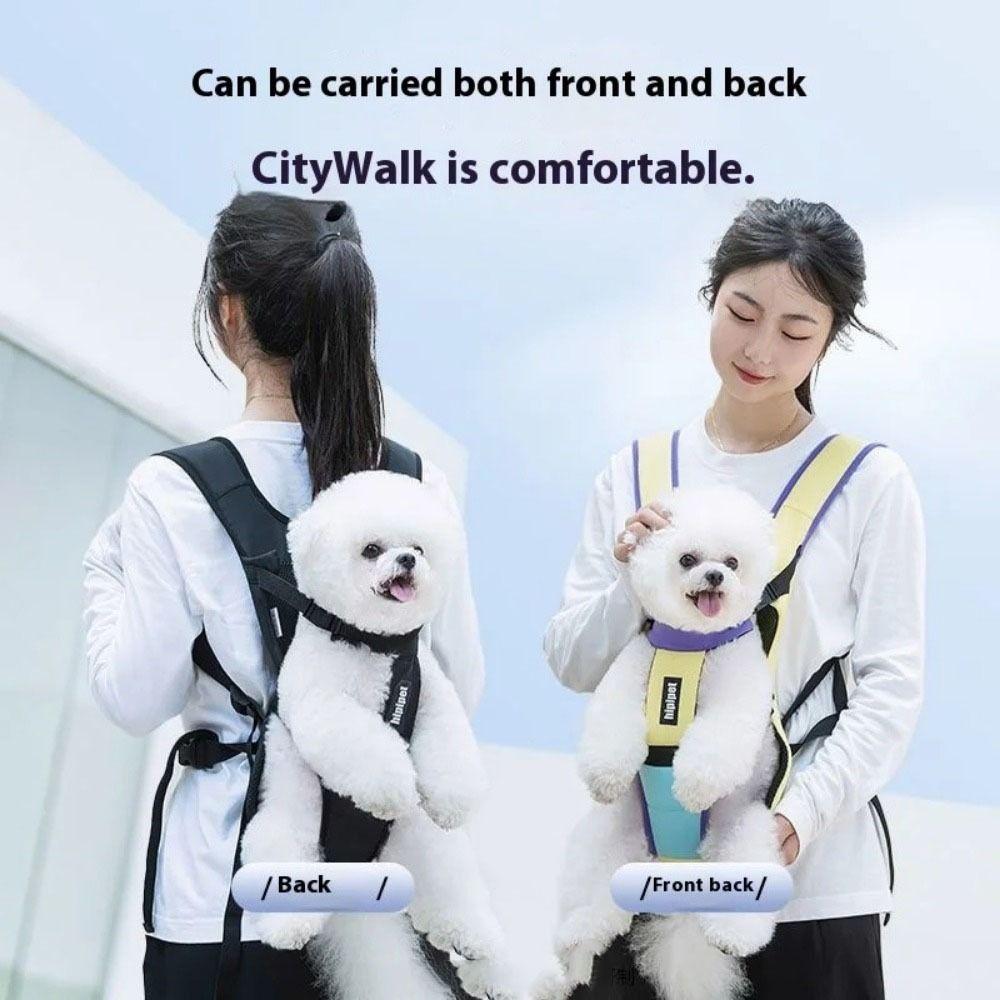 Canvas Dog Carrier Backpacks Adjustable Strap Cat Carrying Bag Pet Front Backpacks  Four Seasons