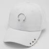 Dad Hat Creative Piercing Ring Baseball Cap Punk Hip Hop Caps Cotton Adult Casual Solid Adjustable Unisex Caps