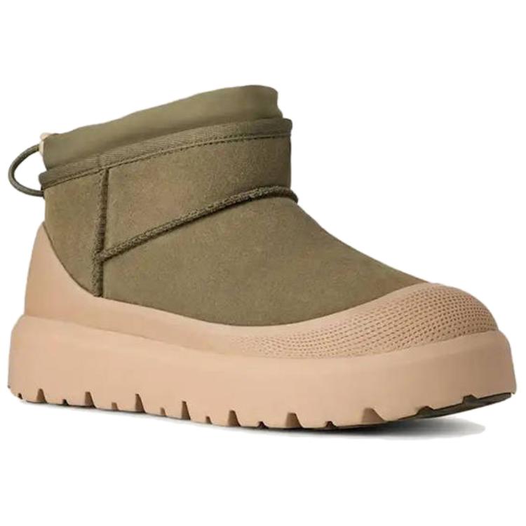 UGG Ultra Mini Wetter Hybrid Bequem Schlicht Schneestiefel Herrenstiefel Grün 1174196-BOMS
