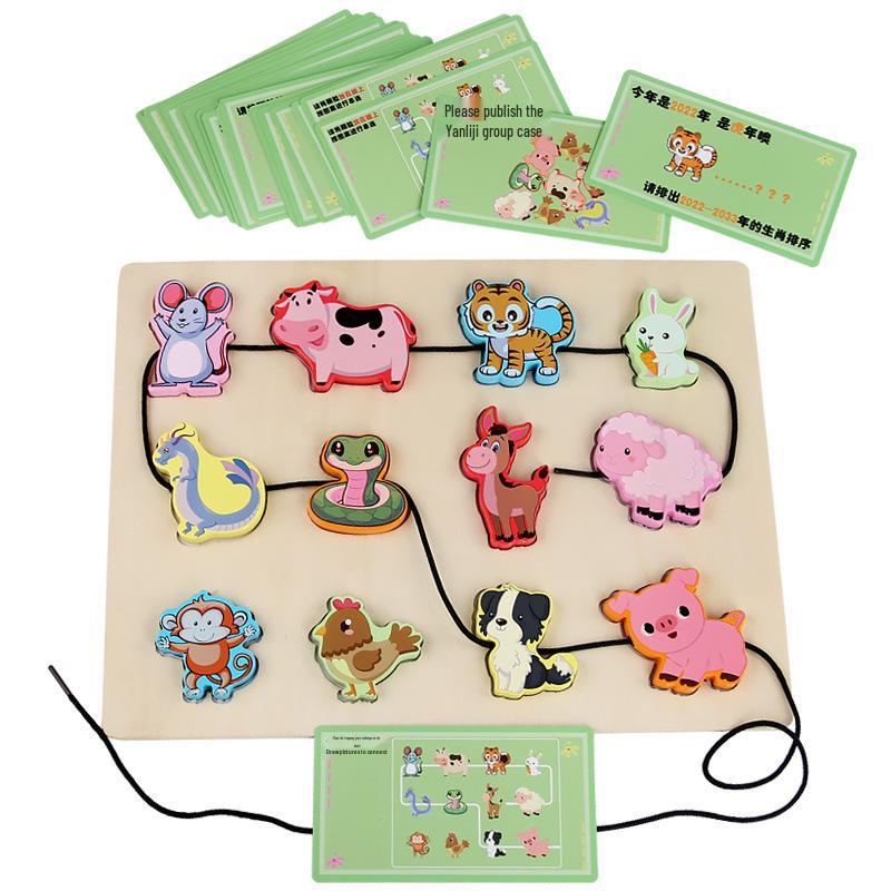

Zodiac Animal Building Blocks for Early Education (Ages 3-5)
