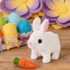 1/3Pcs Electric Plush Bunny Toy with Carrot Interactive Shaking Ears Jumping Rabbit Plushie