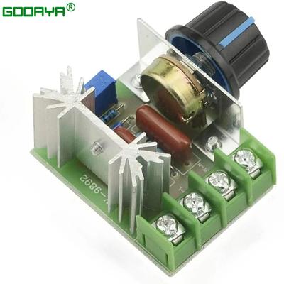 Voltage Regulator 2000 Watt AC 50 - 220 Volt Dimmer SCR Power Regulator Motor Speed Controller Home Improvement Regulators 2000W