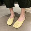 Muller shoes women's outer wear 2025 new summer versatile flat-bottomed French heelless comfortable lazy bag head half slippers